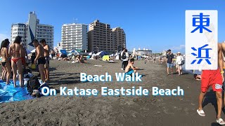 【Beach Walk】片瀬東浜 ｜Beach walk on the east beach of Katase Enoshima