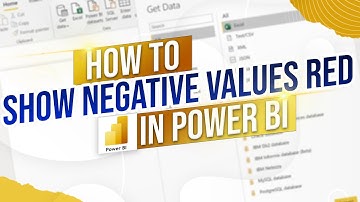 How to Show Negative Values in Red Power BI
