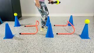 Tongs Ball Transfer Hurdle Step Over