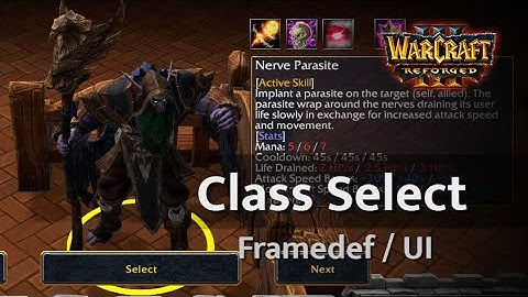 Warcraft 3 - Mekanika - Class Selection System [1.34]
