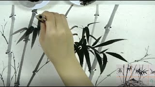 正式课~国画基础入门课—梅兰竹菊6之竹子的画法