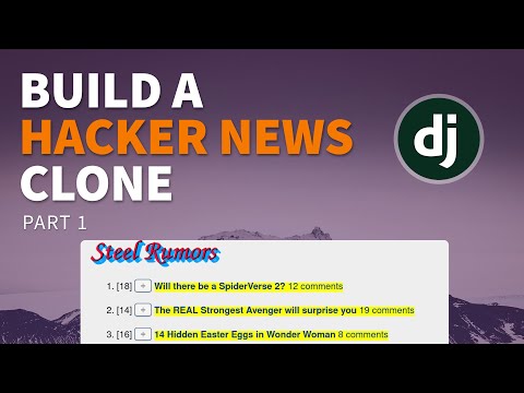 Building a social news site in Django - Part 1 (Screencast)