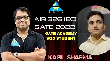 Interaction with Toppers || Kapil Sharma, VOD Student,  AIR-326(EC) with Sujay Sir