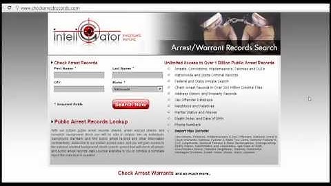 Check Arrest Records - INSTANT Background Check
