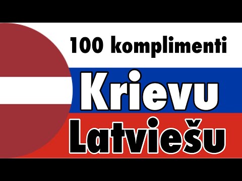 100 pozitīvas frāzes +  komplimenti - Krievu + Latviešu - (Dzimtā valoda)