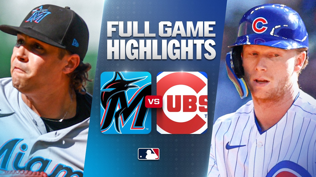 [MLB] 시카고 컵스 2 : 1 마이애미 말린스 경기 결과·하이라이트