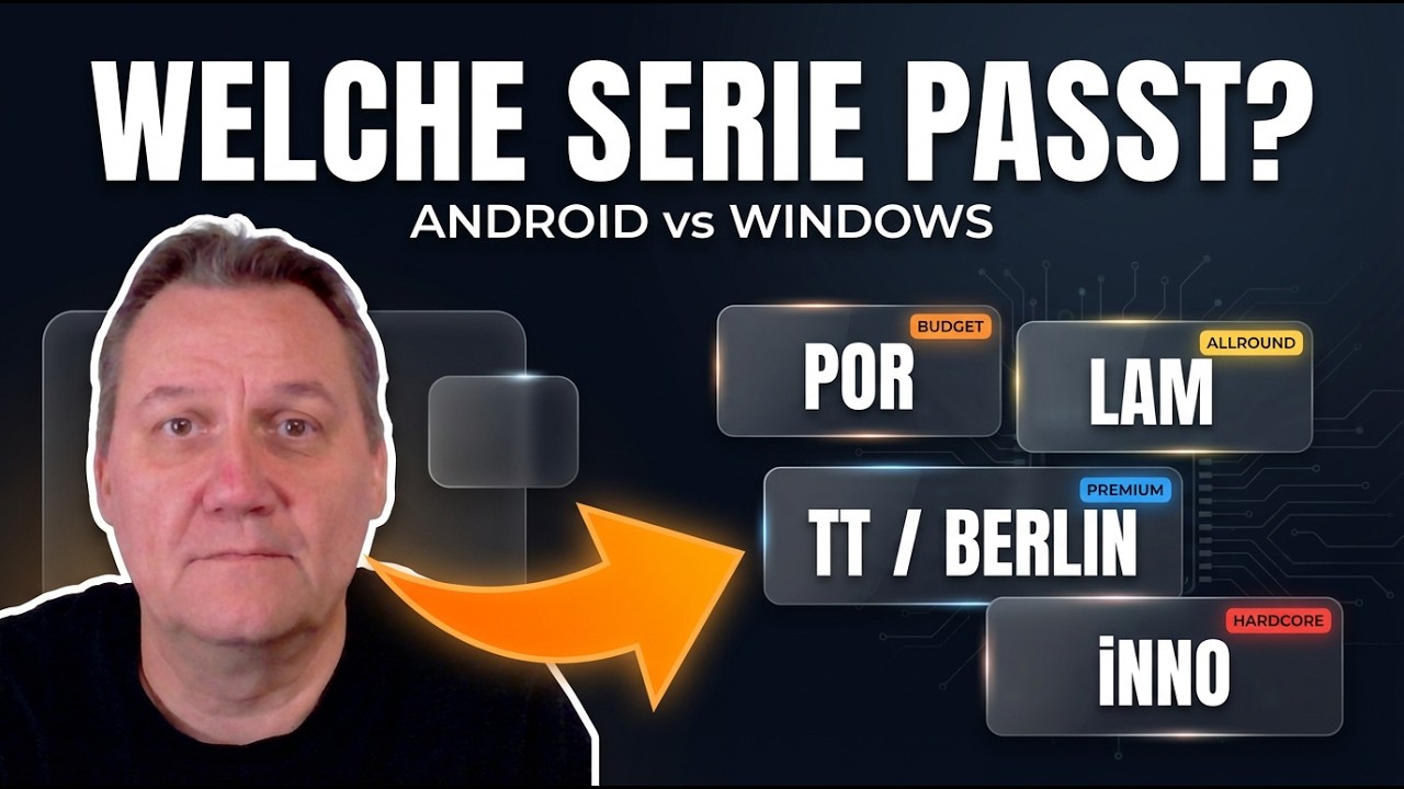 Welche Touchpanel-Serie passt wofür? POR vs LAM vs TT/BERLIN vs INNO (Android & Windows)