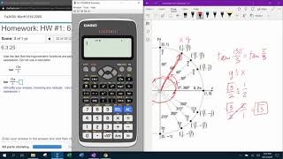 Trigonometry - HW#1 Question #22 & Precalculus - HW#3 Question #19 - MyLab Math