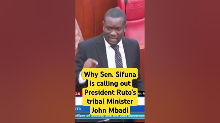 Why Senator Sifuna is calling out President Ruto' tribal C.S John Mbadi  #news #funny #comedy