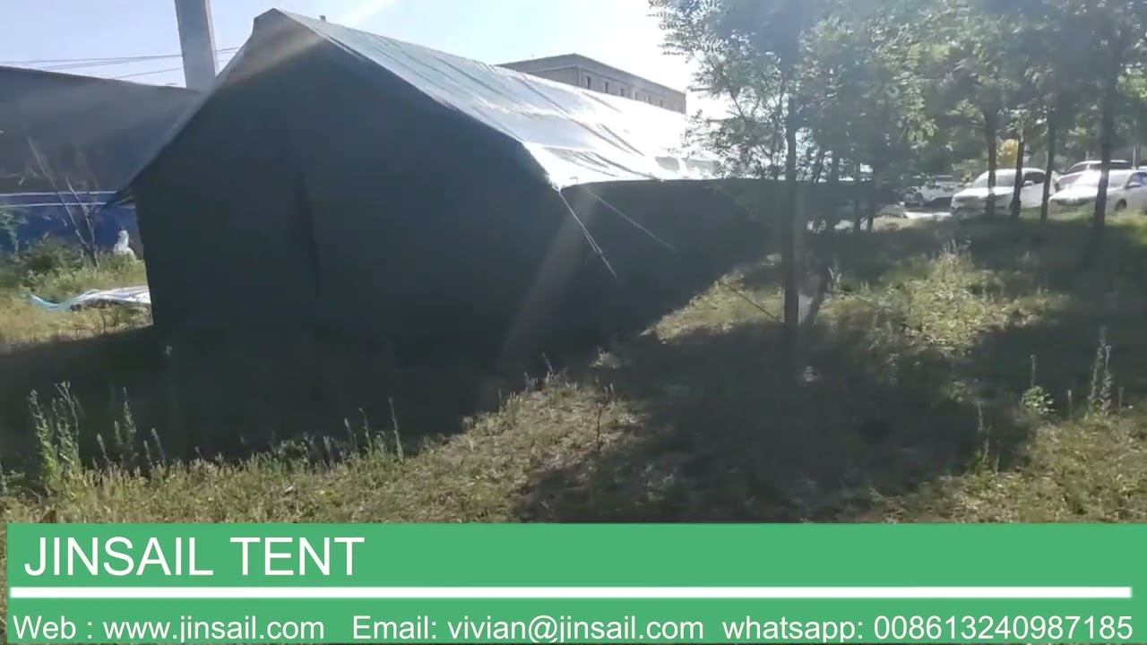 Traditional steel frame tent / canvas tents boday , PVC 100% waterproof flysheet and flooring