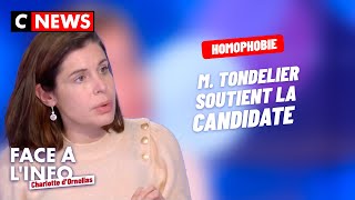 Homophobie M. Tondelier Soutient La Candidate