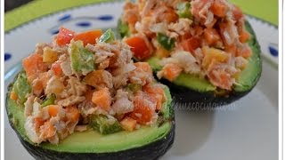 Como Hacer una Ensalada de Aguacate con Atun - Hogar Tv por Juan Gonzalo Angel