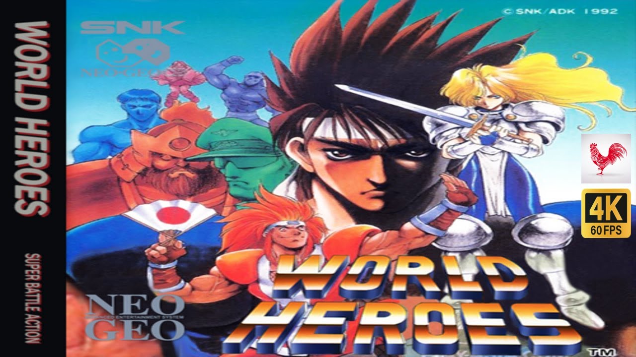 World Heroes | Neo Geo CD Playthrough | RadRedRooster