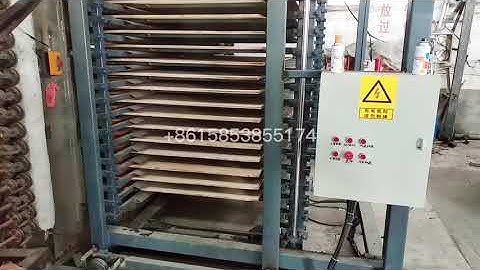 Full automatic plywood hot press loader and unloader machine