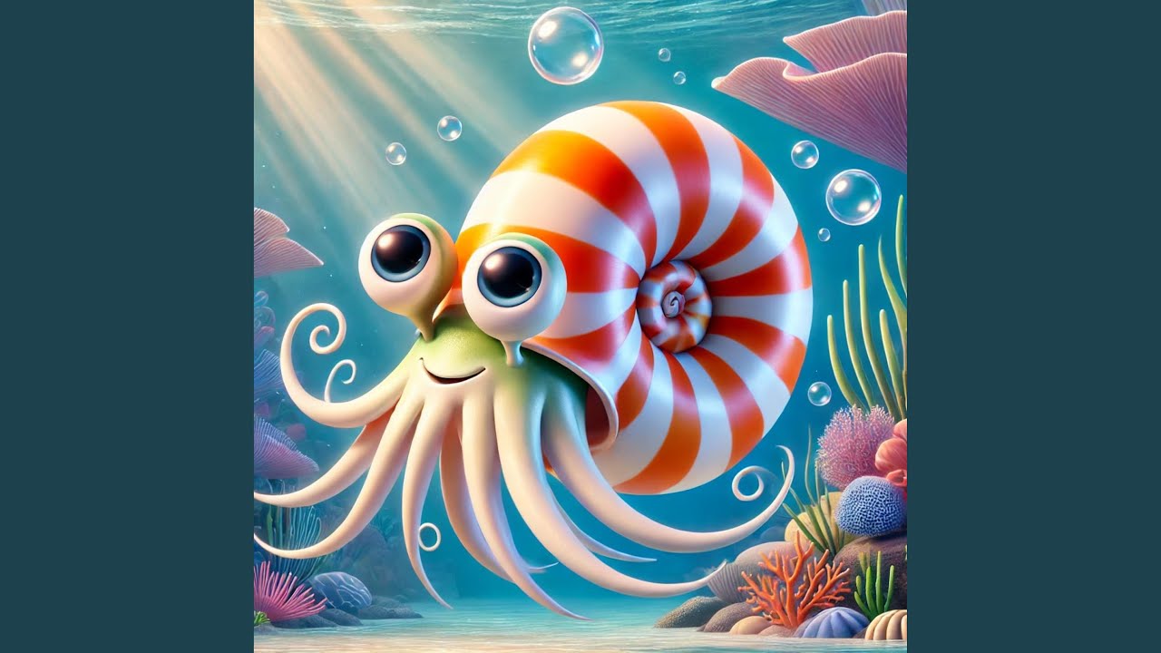 The Pearly Nautilus (Nautilus pompilius) Song for Kids (Educational)