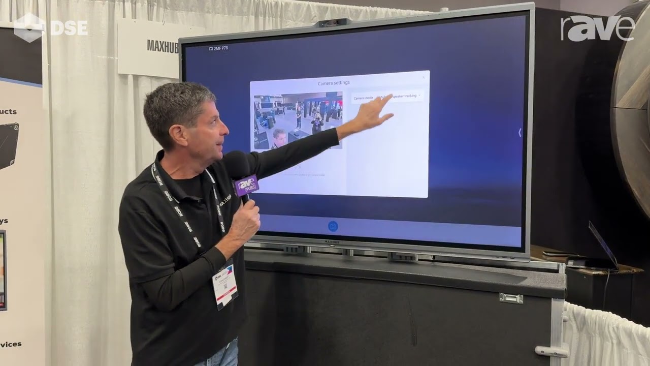 DSE 2024: MAXHUB Demos New XBoard V7 All-in-One Interactive Flat Panel