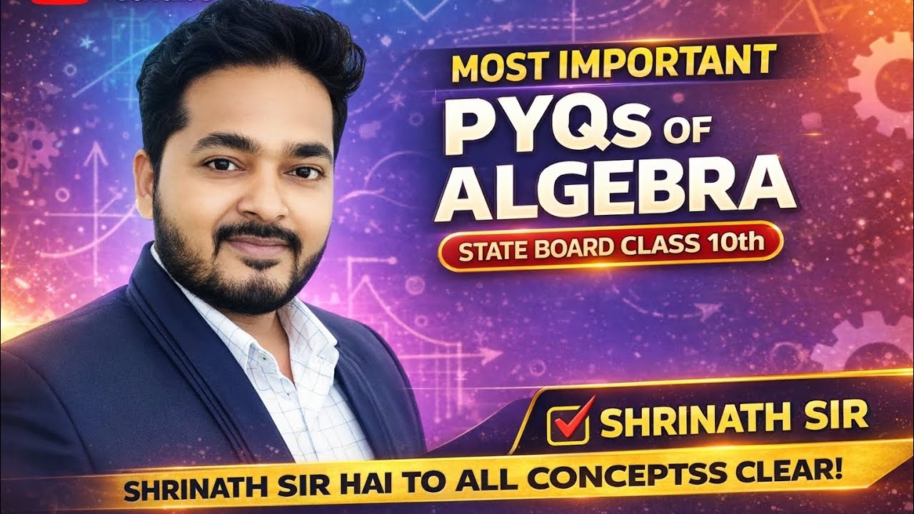 Class-10th I Algebra PYQS I MOST IMPORTANT QUESTIONS  |STATE BOARD EXAM 