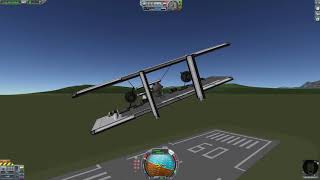 Kerbal Space Program First Prop Test, Basic Wright Flyer