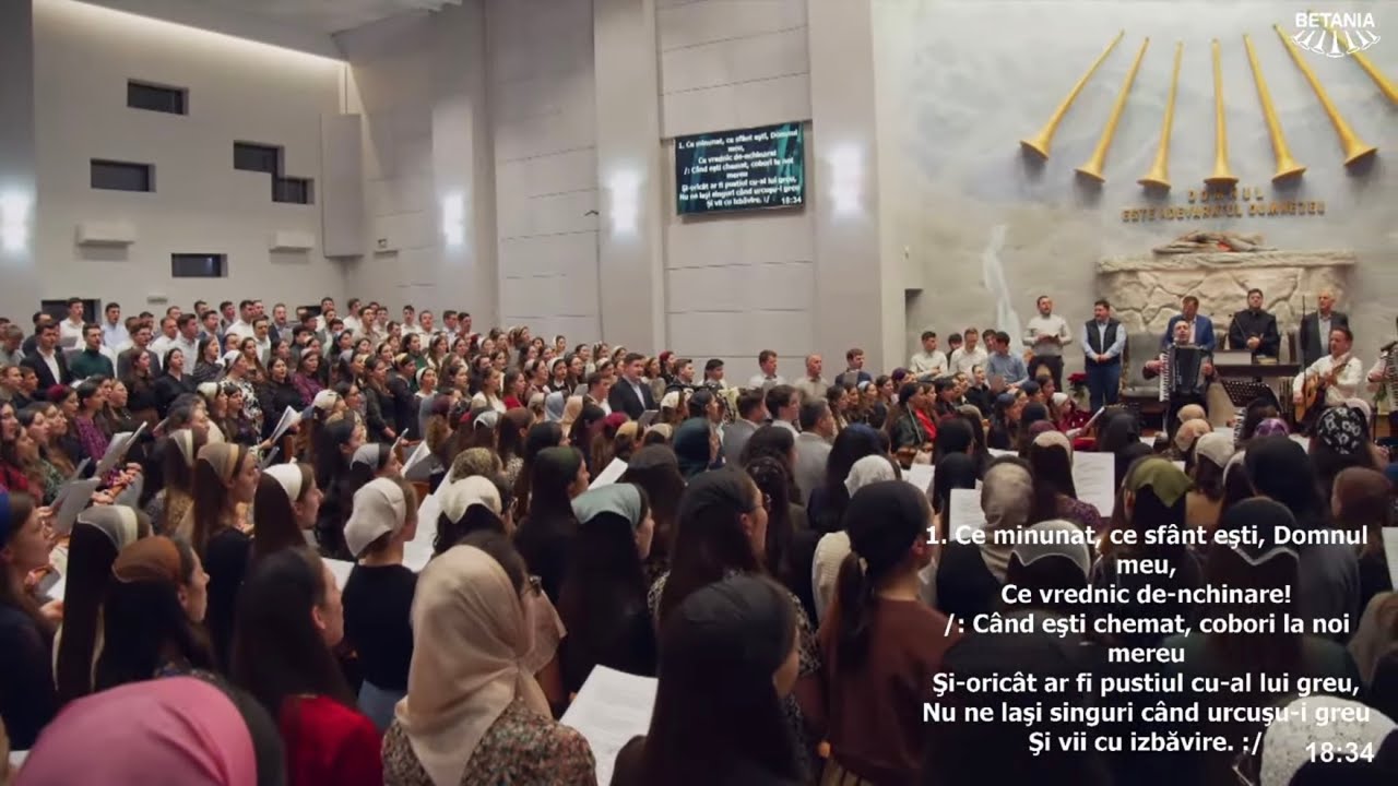 Beni Cibu & grupul coral reunit - Ce minunat, ce sfânt ești, Domnul meu | 2024/25