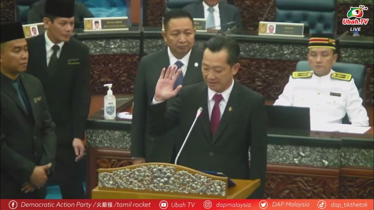 Upacara mengangkat sumpah sebagai Ahli Dewan Rakyat, Cha Kee Chin