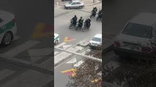 امروز در شهرهای مختلف مانور رژه نیروهای امنیتی انجام شد...