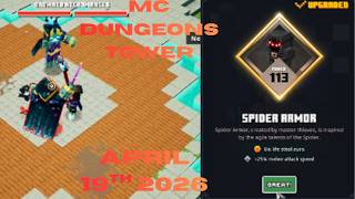 MC DUNGEONS TOWER - April 19Th 2026 - Easy And Simple Guide (Join The Discord!!!)
