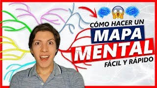 Cómo Hacer un Mapa Mental Fácil y Rápido 😱 | (Paso a Paso con Ejemplos)