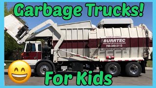Ultimate Burrtec Garbage Truck Compilation! How Trash Trucks Work for Kids & Fans
