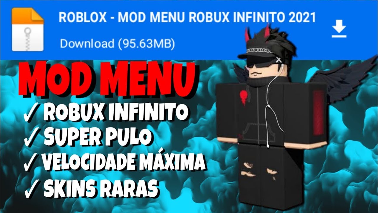 CORRE!!! MOD MENU 100% ATUALIZADO DE ROBLOX HACK ROBLOX/ VOAR/SUPER PULO/ROBUX  INFINITO?!! 