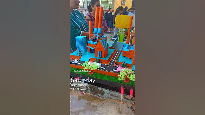 Amazing Pollution Model | Land, Air & Water Pollution Explained with Miniature Setup! #explore