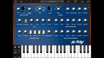 SYNTRONIK for iOS - The M-POLY Instrument - FULL Demo for the iPad
