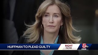Huffman to plead guilty