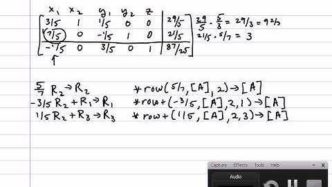 Part 2 - Solving a Standard Minimization Problem using the Dual and the Simplex Method