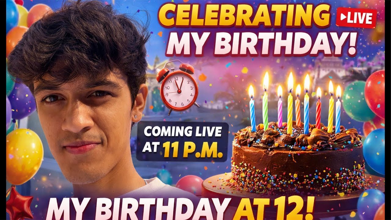 Birthday live ❤️ it’s my birthday so let’s celebrate together 💕