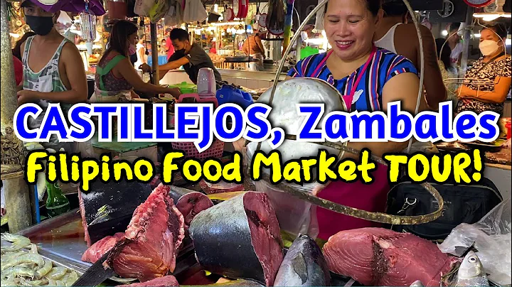 Filipino Food Market Tour in CASTILLEJOS, ZAMBALES...