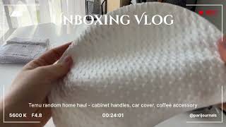 Temu Home Haul - cabinet handles car window sun shield pins cable ties parijournals review