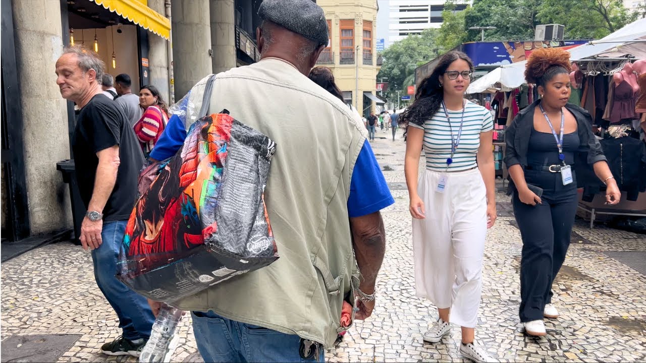 FRIDAY IN DOWNTOWN RIO DE JANEIRO【4K】