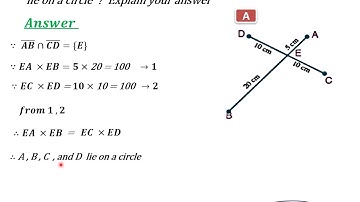 Applications of similarity in the circle  part 2