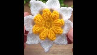 Crochet Flower Step by Step Tutorial for Beginners #crochet #diy