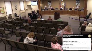 Special County Council meeting February 27, 2026