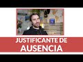 Justificante de ausencia