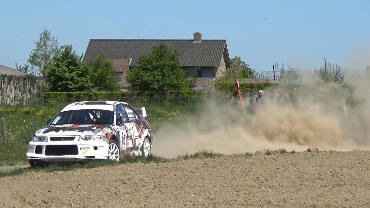 Rally van de Monteberg 2022 - SS6: Busseboom 2 - all cars (hot moments, action and handbrake show!)