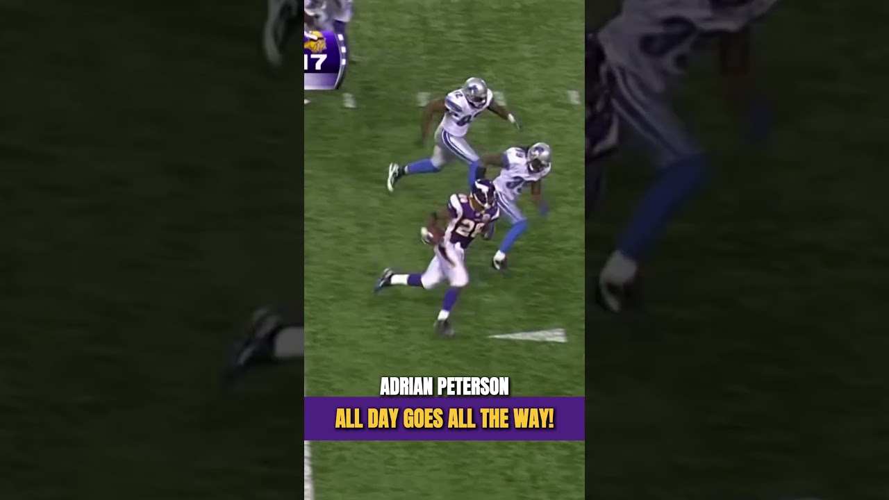 Adrian Peterson Was UNSTOPPABLE in His Prime 🔥 80-Yard TD!