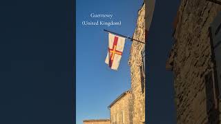 Guernsey (United Kingdom), flag adopted on April 30, 1985#guernesey #unitedkingdom #flag#viral #fyp