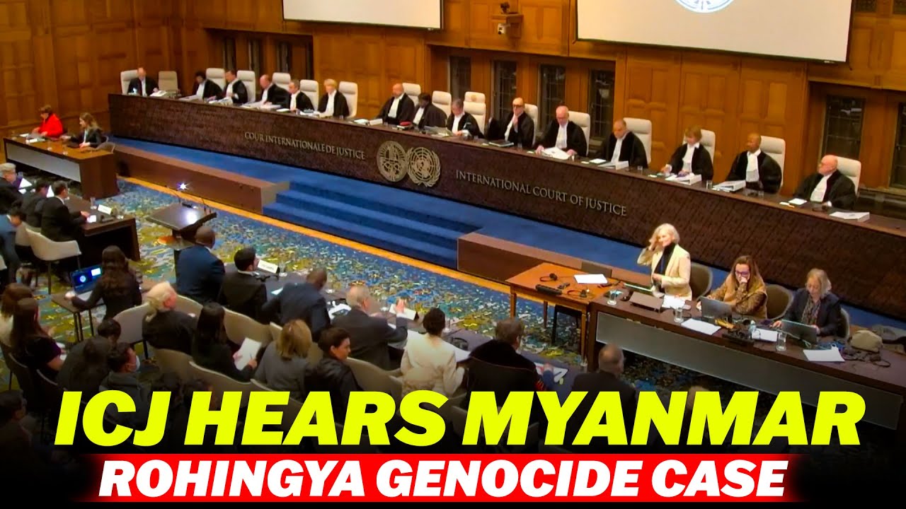 WATCH LIVE: International Court of Justice hears Myanmar Rohingya genocide case | Hague, Netherlands