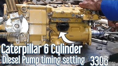#CAT# Caterpillar 3306 Engine DITA Diesel Pump Timing And Crankshaft Timing Settings & Camshaft  🐈