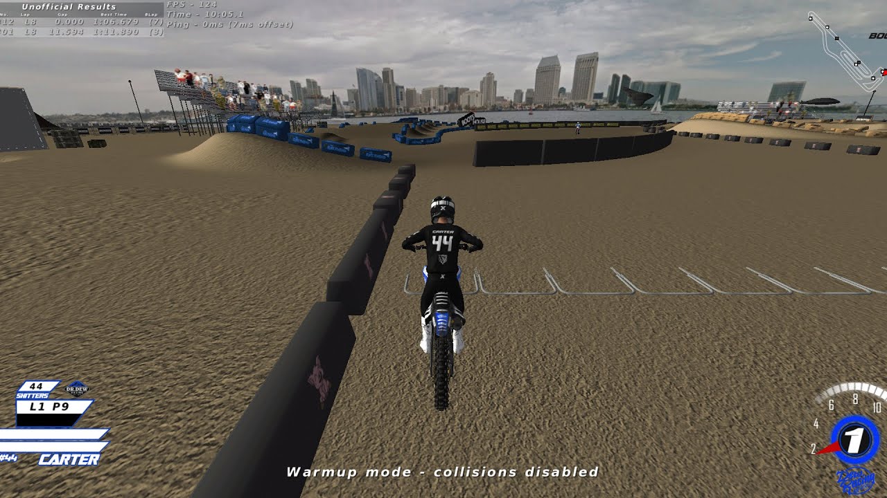 Racing Boots House U.S.S Supercross Mx Simulator YouTube