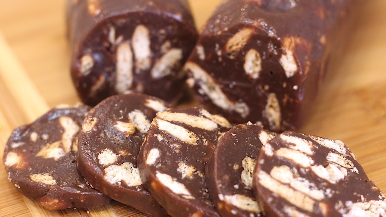 JÁ COMEU ESSE DOCE?? SALAMINHO DE CHOCOLATE!! INCRÍVEL!! A CRIANÇADA VAI AMAR!! - Isamara Amâncio