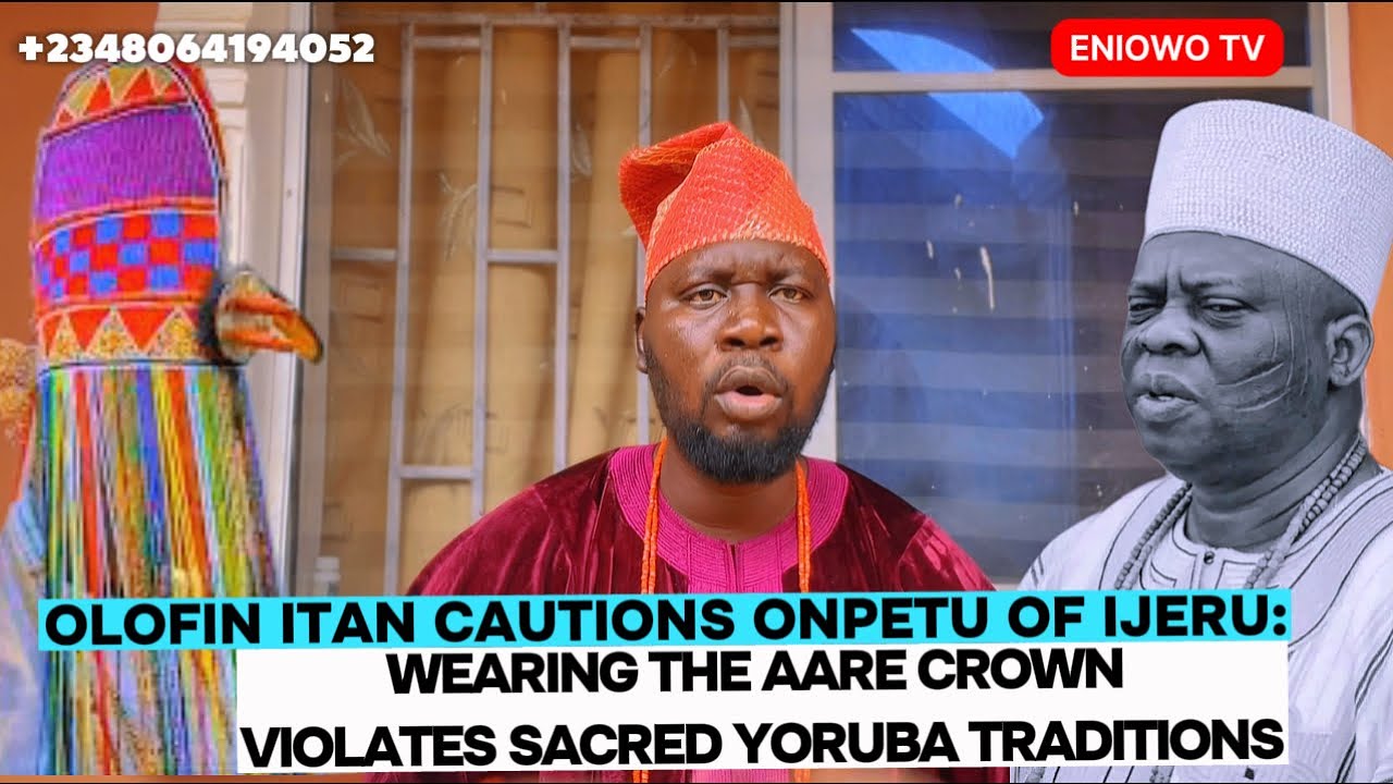 𝙊𝙇𝙊𝙁𝙄𝙉 𝙄𝙏𝘼𝙉 𝘾𝘼𝙐𝙏𝙄𝙊𝙉𝙎 𝙊𝙉𝙋𝙀𝙏𝙐 𝙊𝙁 𝙄𝙅𝙀𝙍𝙐:𝙒𝙀𝘼𝙍𝙄𝙉𝙂 𝙏𝙃𝙀 𝘼𝘼𝙍𝙀 𝘾𝙍𝙊𝙒𝙉 𝙑𝙄𝙊𝙇𝘼𝙏𝙀𝙎 𝙎𝘼𝘾𝙍𝙀𝘿 𝙔𝙊𝙍𝙐𝘽𝘼 𝙏𝙍𝘼𝘿𝙄𝙏𝙄𝙊𝙉𝙎