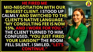 He Fired Me Mid-Negotiation – I Stole His Biggest Client 💼  #CorporateRevenge